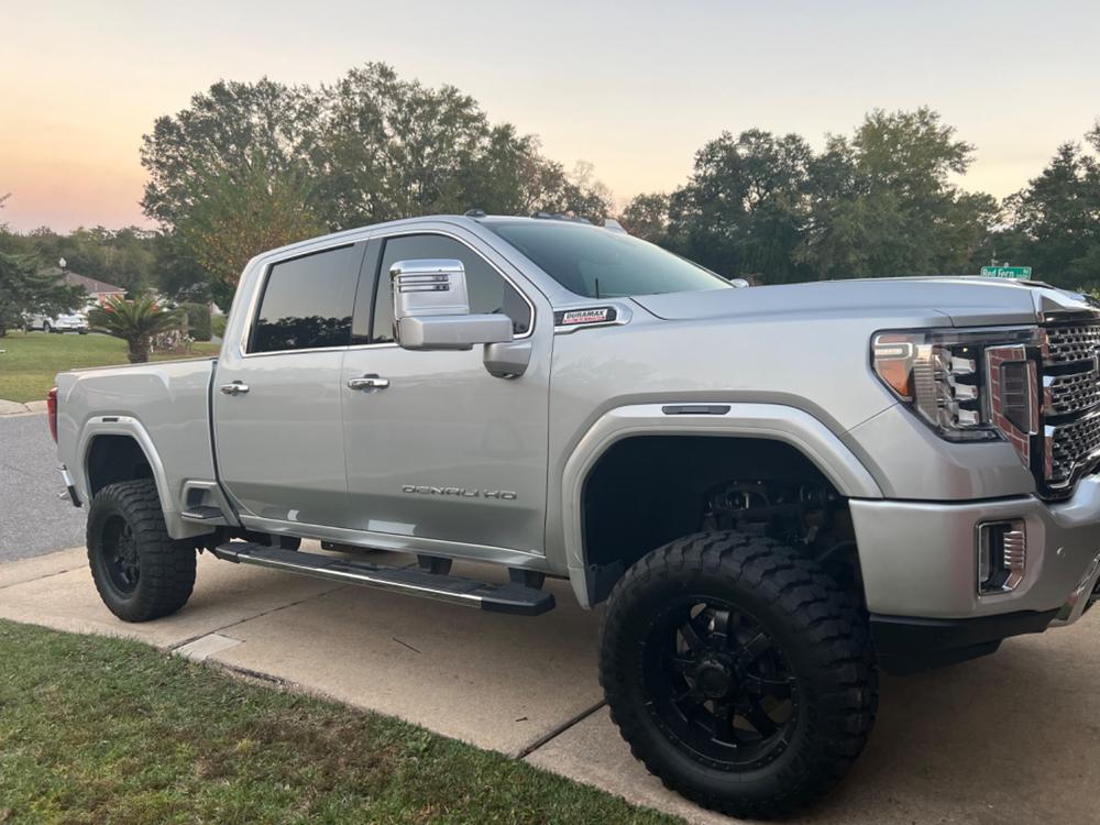 2020-2024 GMC Sierra 2500/3500 Fender Lights - Smoked / Frosted - Customer Photo From Bradley Pitts