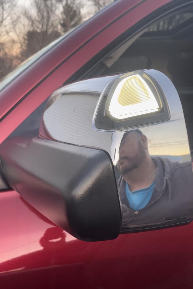 Dodge Ram LED Switchback Mirror Lights - Customer Photo From Eddie Denny