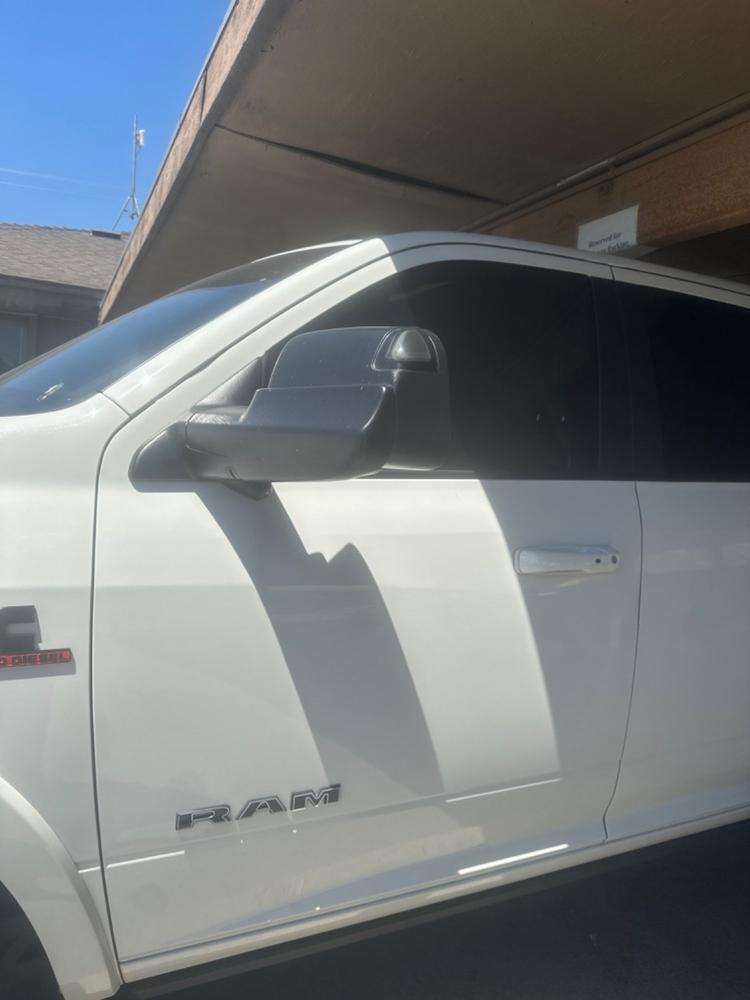 2009-2024 Dodge Ram LED Switchback Tow Mirror Marker Lights - Customer Photo From Juan Davila