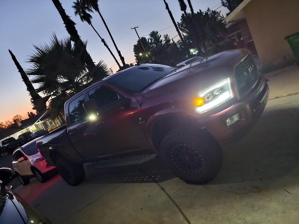 Dodge Ram LED Switchback Mirror Lights - Customer Photo From Anthony Furillo