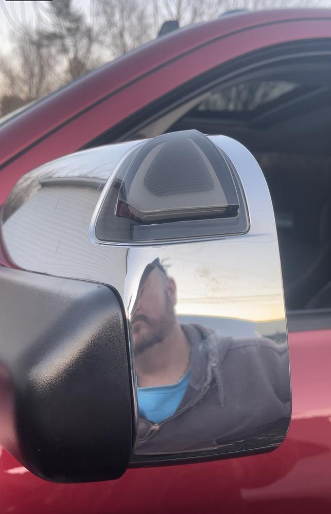 Dodge Ram LED Switchback Mirror Lights - Customer Photo From Eddie Denny