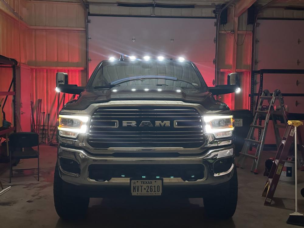 2009-2024 Dodge Ram LED Switchback Tow Mirror Marker Lights - Customer Photo From Matthew Taylor