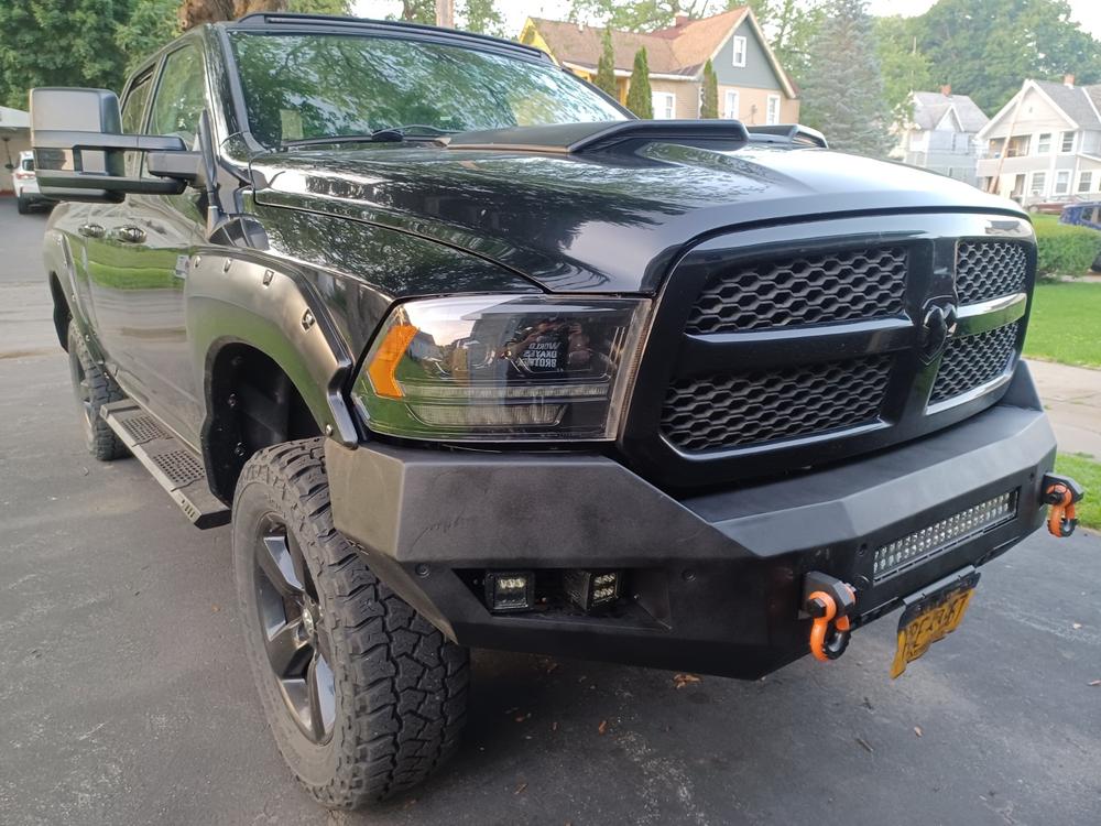 GM Style Dodge Ram 1500 Tow Mirrors (2009-2018) - Style 2 - Customer Photo From TJ Petrucci