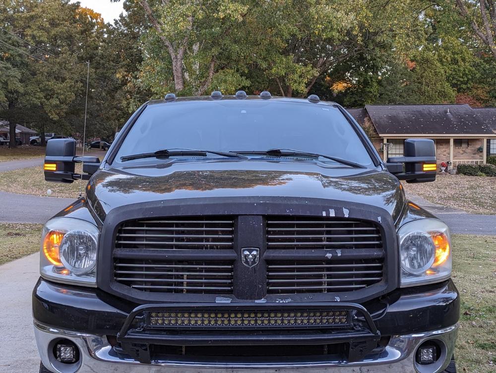 GM Style Dodge Ram 2500/3500 Tow Mirrors (2003-2009) - Style 2 - Customer Photo From steven mcpherson
