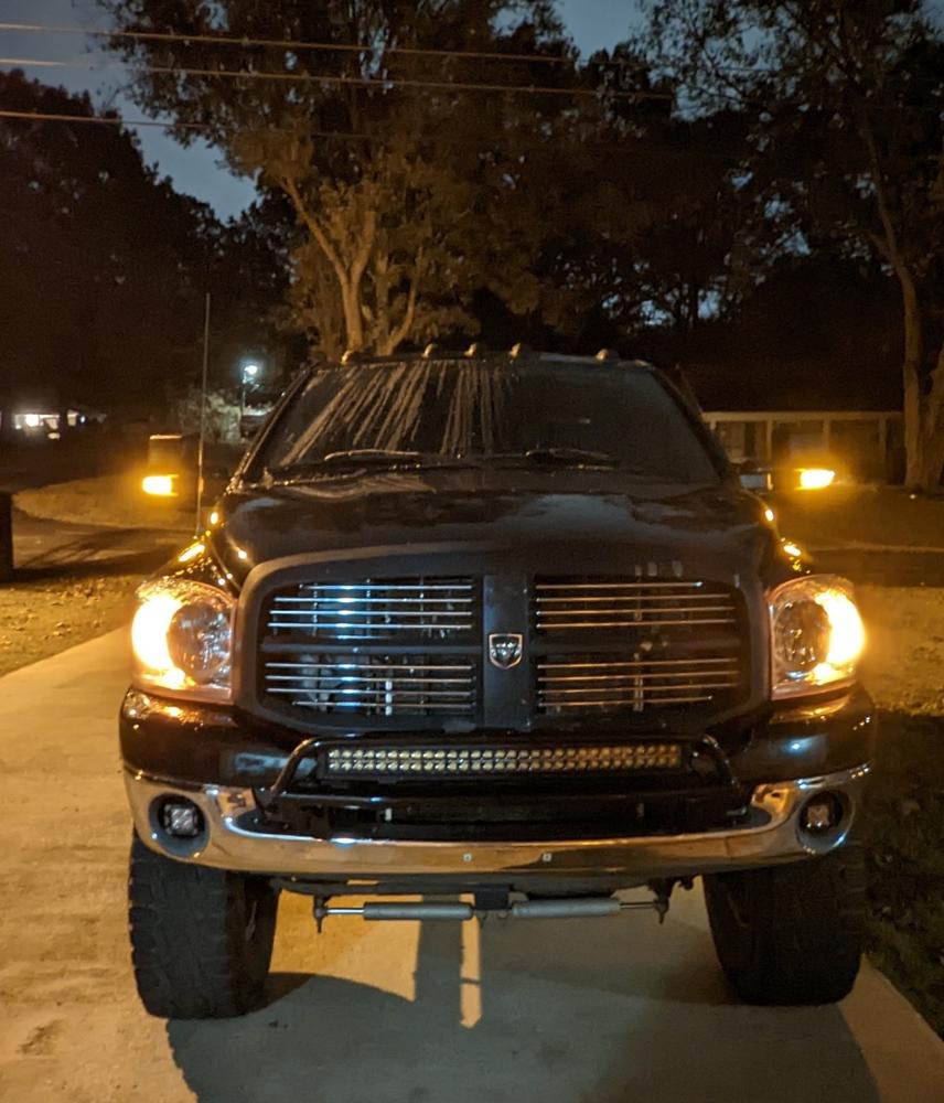 GM Style Dodge Ram 2500/3500 Tow Mirrors (2003-2009) - Style 2 - Customer Photo From steven mcpherson
