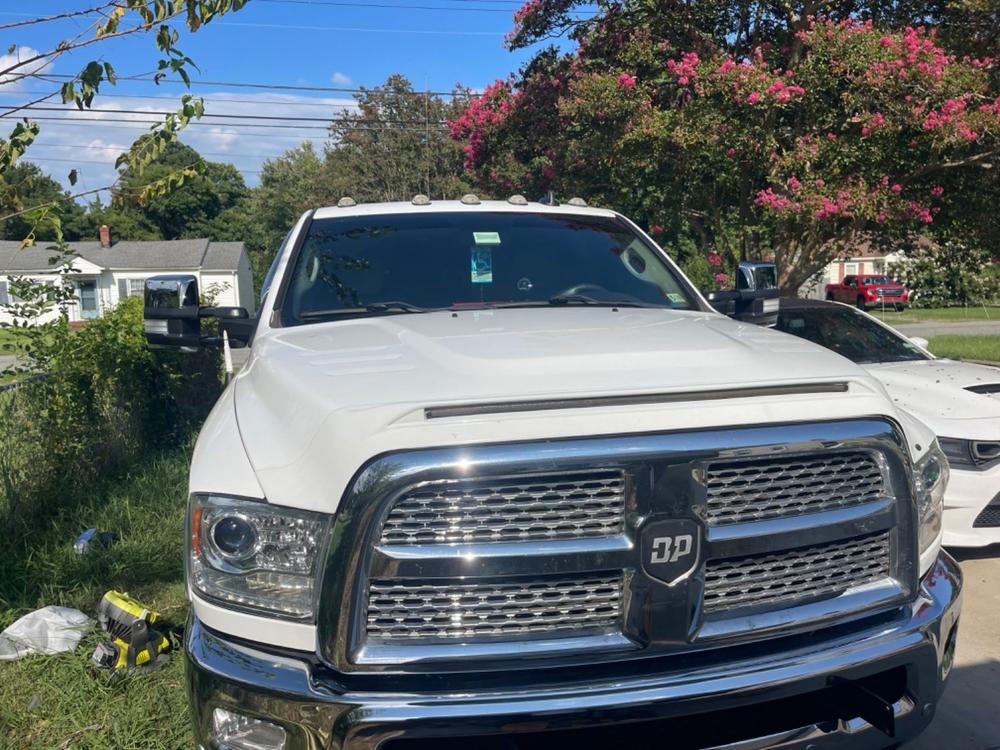 GM Style Dodge Ram 2500/3500 Tow Mirrors (2010-2018) - Style 2 - Customer Photo From Martin Gamache