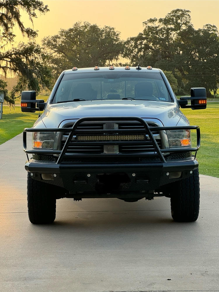 GM Style Dodge Ram 2500/3500 Tow Mirrors (2010-2018) - Style 2 - Customer Photo From Tommy Owens