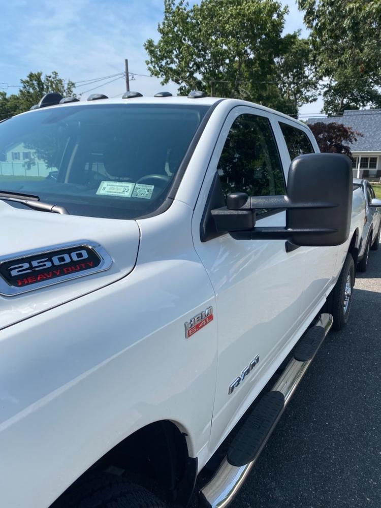 GM Style Dodge Ram 2500/3500 Tow Mirrors (2019-2022) - Style 1 - Customer Photo From Alexander Hesse