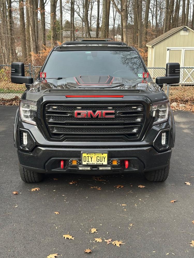 2019+ GM Silverado and Sierra Tow Mirror Marker Lights - Customer Photo From Robert Addimando