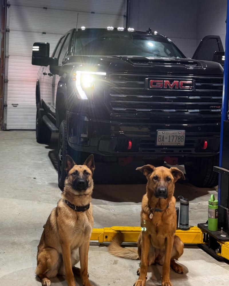2019+ GM Silverado and Sierra Tow Mirror Marker Lights - Customer Photo From Jesse Watford
