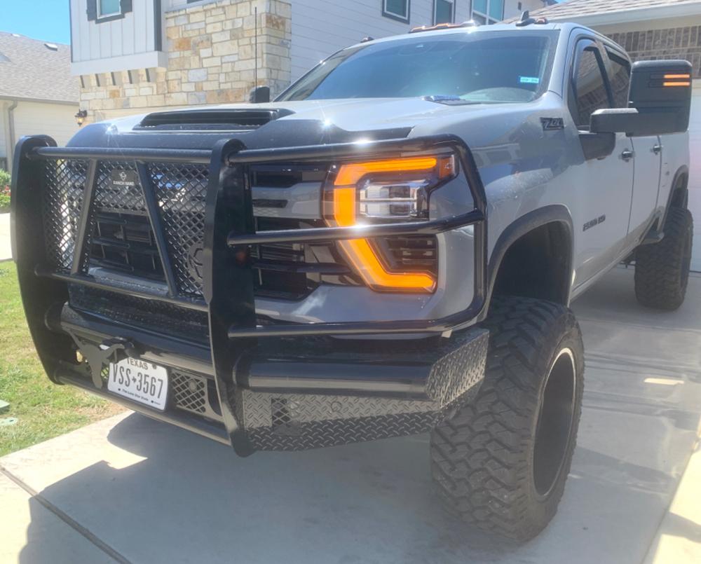 2019+ GM Silverado and Sierra Tow Mirror Marker Lights - Customer Photo From Michael Tolento