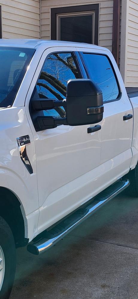 Ford F150 (2021-2024) New Style Tow Mirrors - Customer Photo From Robert Anditon