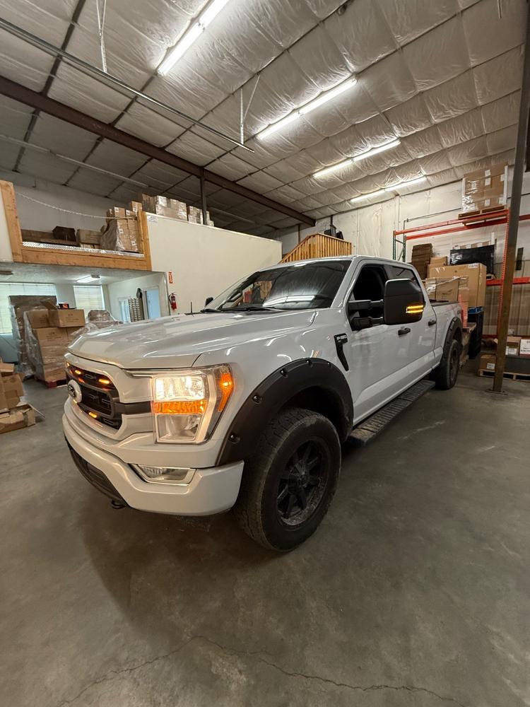 Ford F150 (2021-2024) New Style Tow Mirrors - Customer Photo From Enos Omorogbe