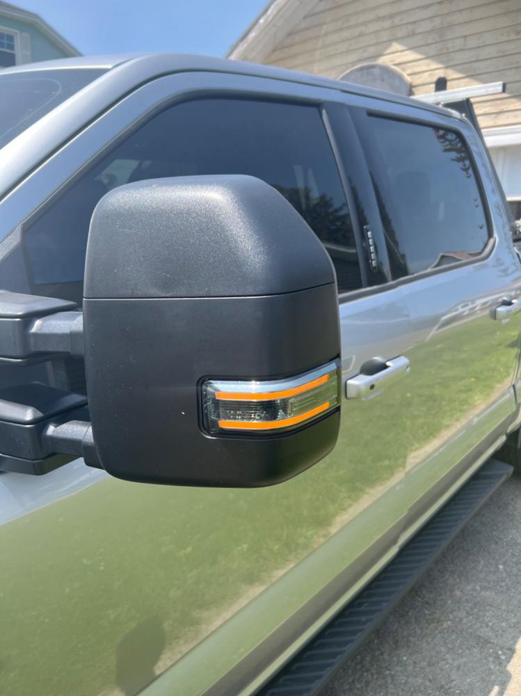 Ford F150 (2021-2023) New Style Tow Mirrors - Customer Photo From James Wakefield