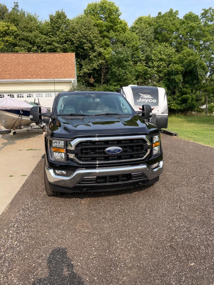 Ford F150 (2021-2023) New Style Tow Mirrors - Customer Photo From Bill Jalovec
