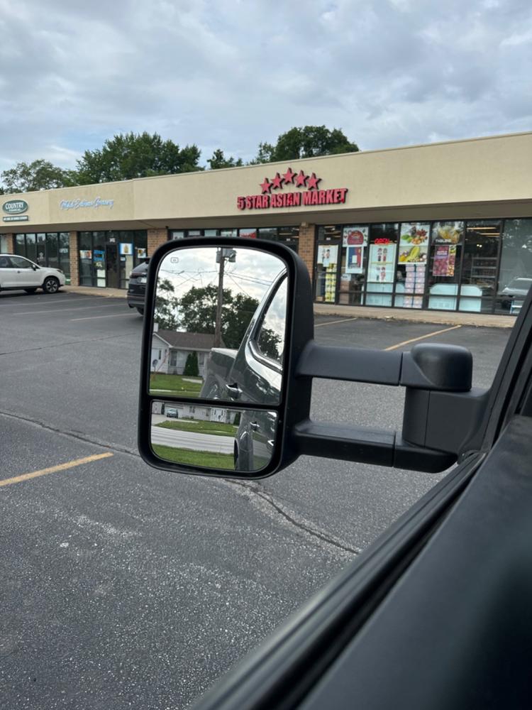 2015 - 2022 Colorado / Canyon Tow Mirrors (Style 1) - Customer Photo From Derek Ripperger
