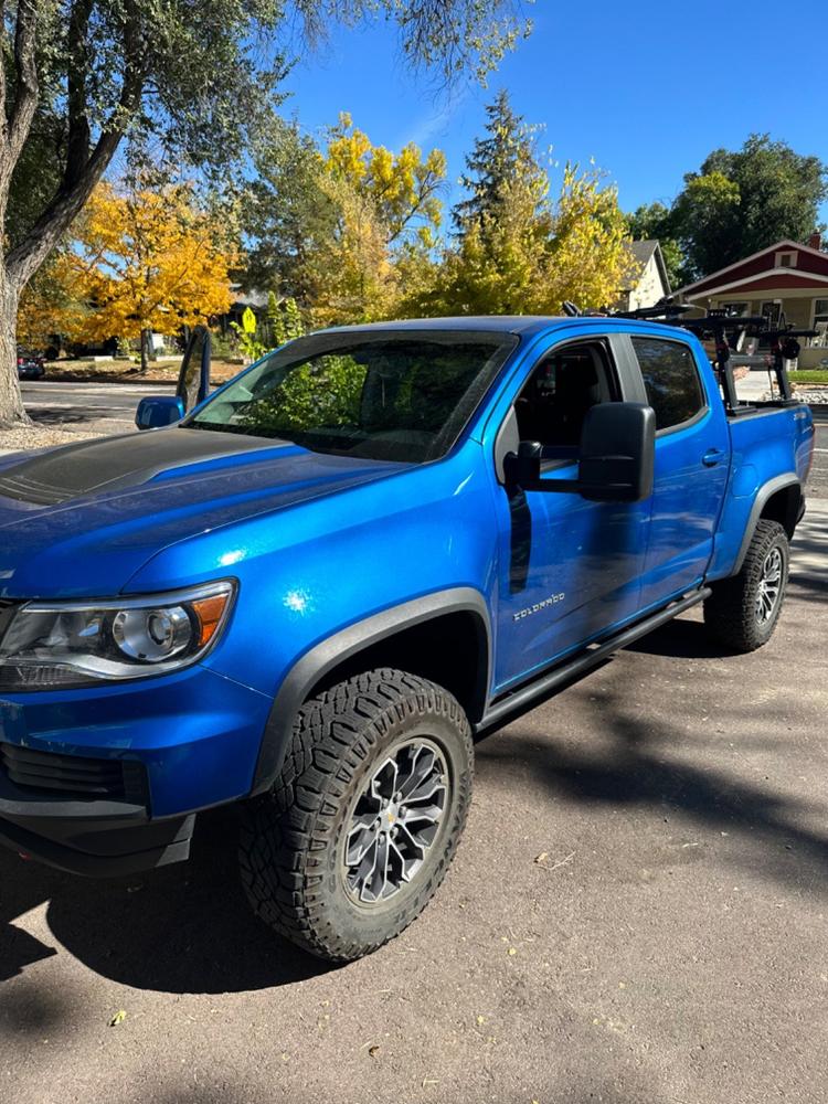 2015 - 2022 Colorado / Canyon Tow Mirrors (Style 1) - Customer Photo From Nathanial Friesen