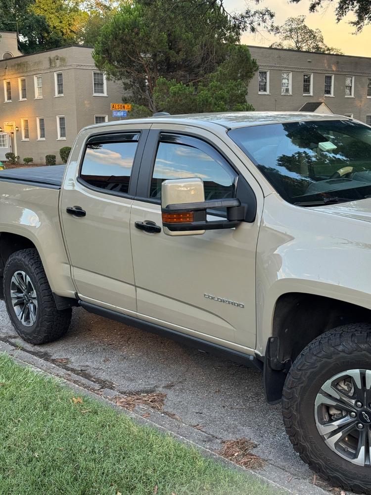 2015 - 2022 Colorado / Canyon Tow Mirrors (Style 2) - Customer Photo From Patrick Levesque