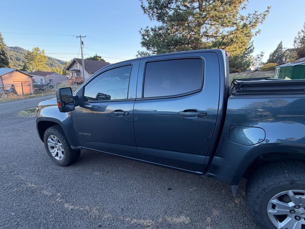 2015 - 2022 Colorado / Canyon Tow Mirrors (Style 2) - Customer Photo From Jennings Gastineau