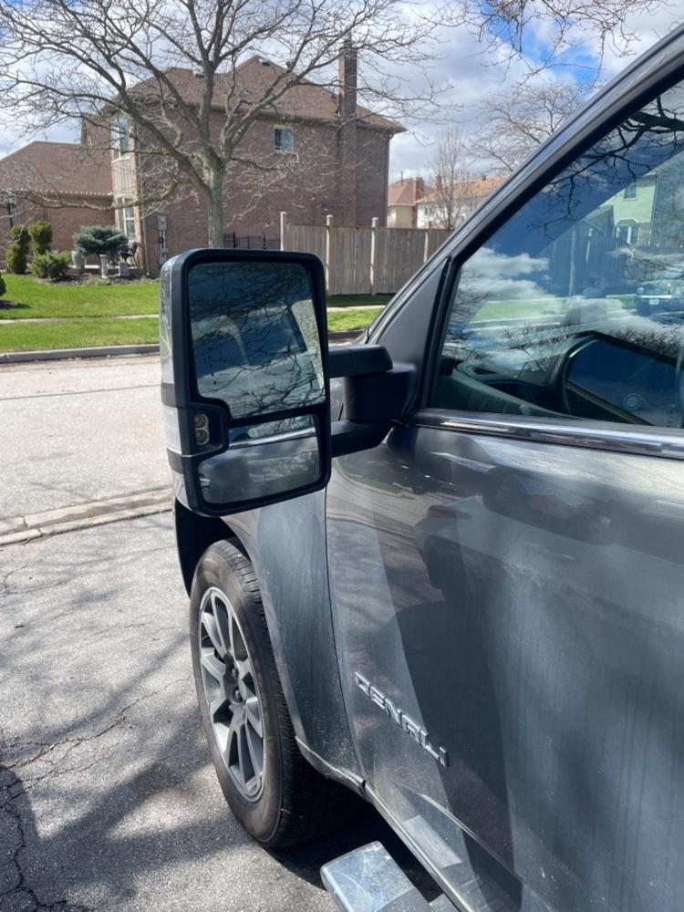 2015 - 2022 Colorado / Canyon Tow Mirrors (Style 2) - Customer Photo From Alexander Sowkey