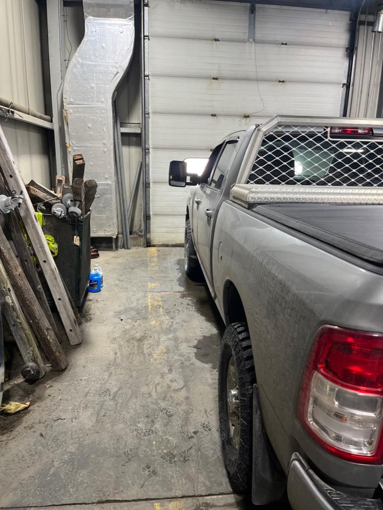 GM Style Dodge Ram 2500/3500 Tow Mirrors (2019-2022) - Style 2 - Customer Photo From Chad Russell
