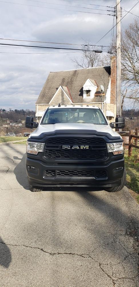 GM Style Dodge Ram 2500/3500 Tow Mirrors (2019-2022) - Style 2 - Customer Photo From Brandon Anderson