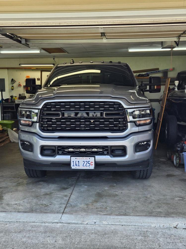 GM Style Dodge Ram 2500/3500 Tow Mirrors (2019-2022) - Style 2 - Customer Photo From John Smith