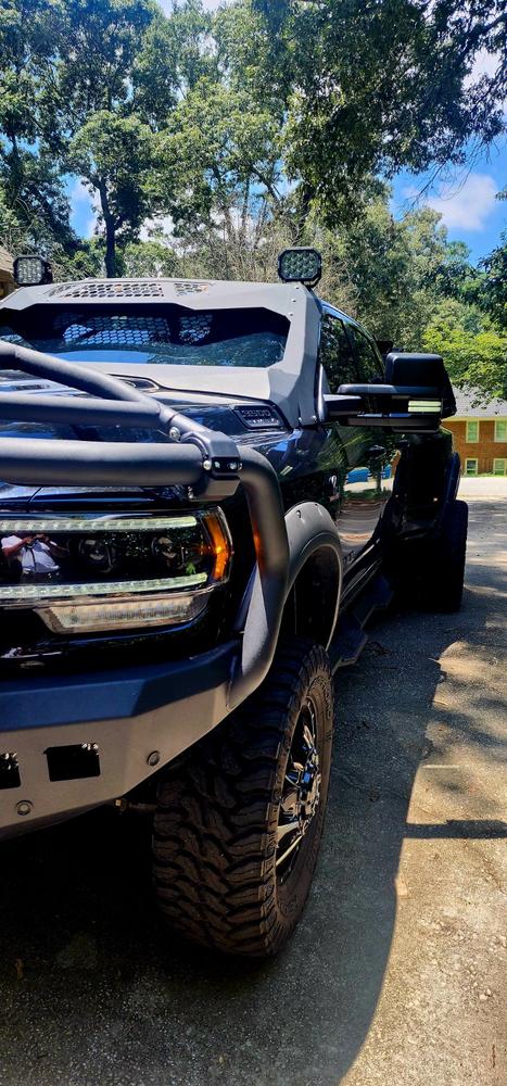GM Style Dodge Ram 2500/3500 Tow Mirrors (2019-2022) - Style 2 - Customer Photo From GARY R PEEBLES