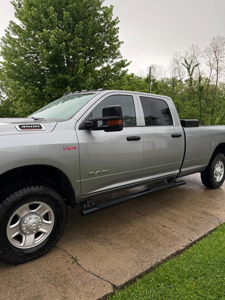GM Style Dodge Ram 2500/3500 Tow Mirrors (2019-2022) - Style 2 - Customer Photo From Joseph Spalding