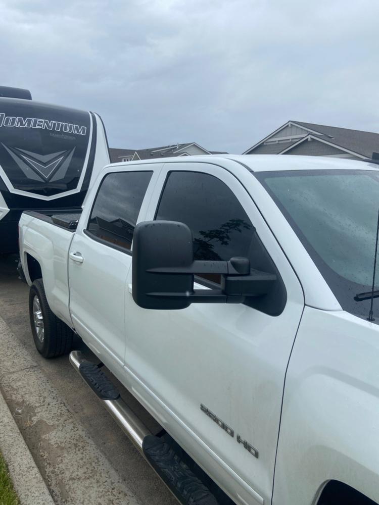 2014 - 2019 Old Style GM Tow Mirrors - Customer Photo From Brad Johnston