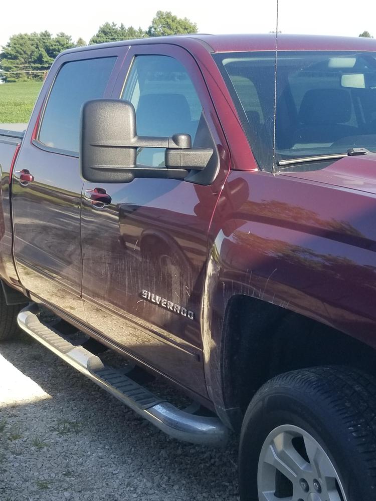 2014 - 2019 Old Style GM Tow Mirrors - Customer Photo From Theodore Goetze