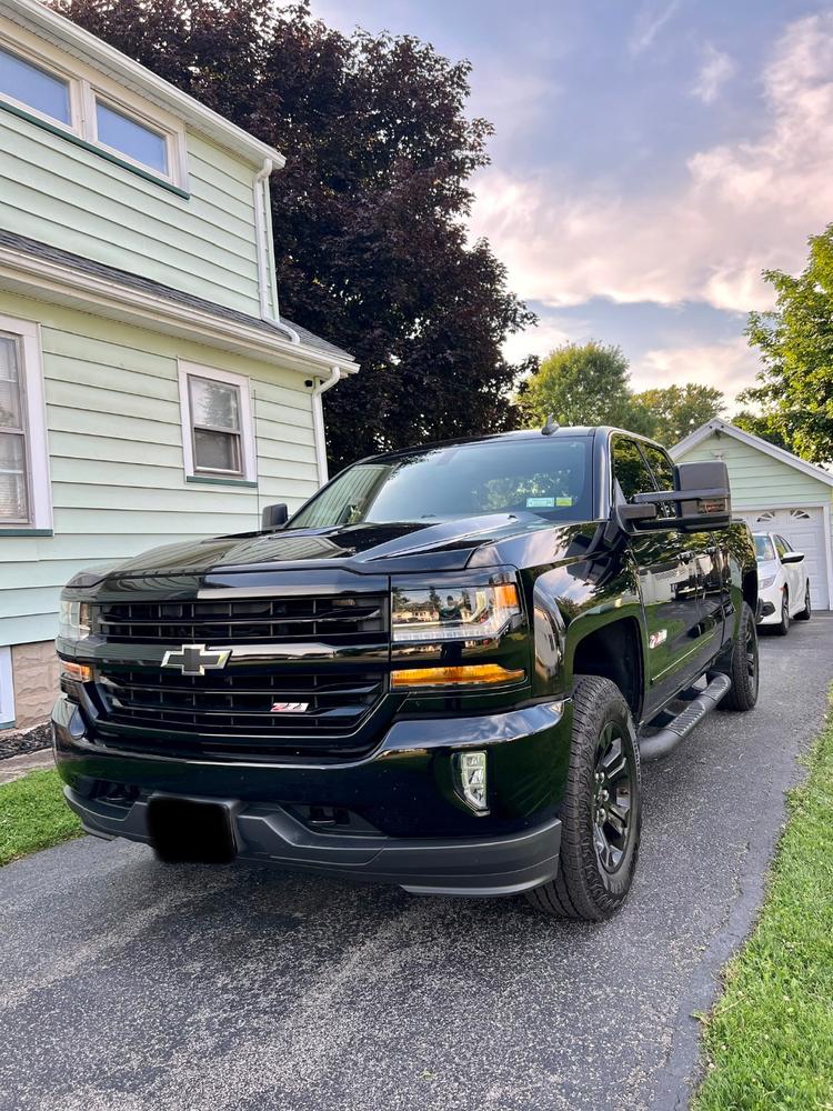 2015 - 2019 New Style GM Tow Mirrors (Pre-Built) - Customer Photo From Austin Schwenzer