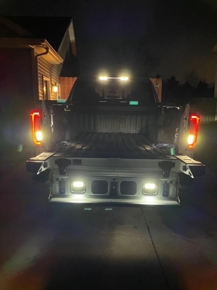 Dual Function (Third Brake Light Bed Cargo & Reverse) Wiring Harness | 2019-2026 Silverado & Sierra - Customer Photo From Marc Androsky