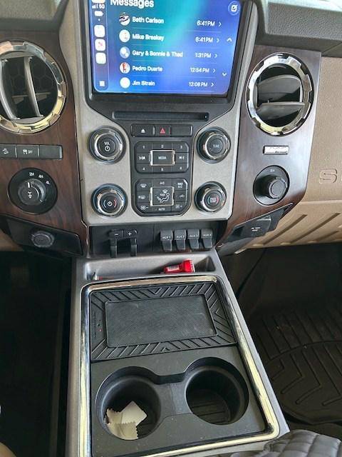 2011-2016 Ford Superduty Wireless Phone Charging Kit for F250/F350/F450/F550 Trucks (Full Console) - Customer Photo From Charles Carlson