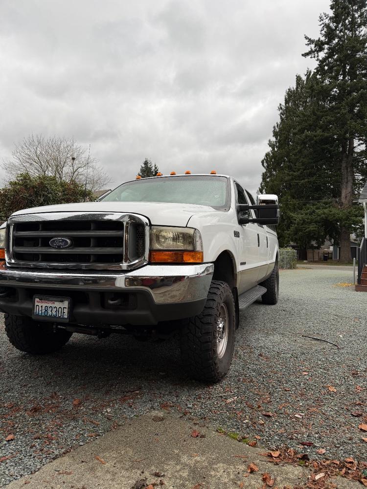 Ford F250/F350/F450/F550 Superduty (1999-2001) Tow Mirrors - 2008 Style - Customer Photo From Nick Oudman