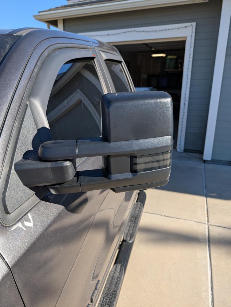 GM Style Dodge Ram 1500 Tow Mirrors (2019-2024) - Style 2 - Customer Photo From Dale Kaduk