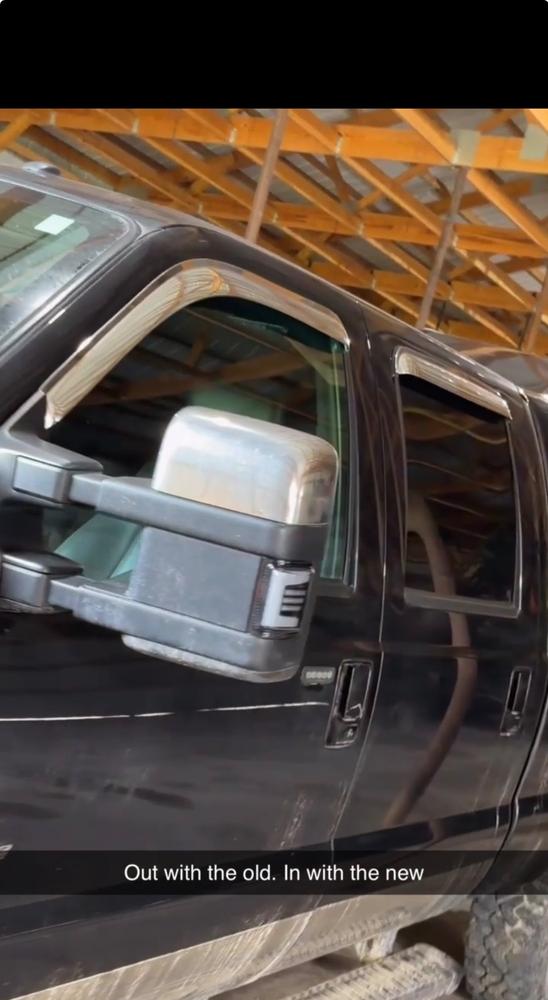 Ford Tow Mirror Replacement Lights (2008 Style) - Customer Photo From Aaron Breneman