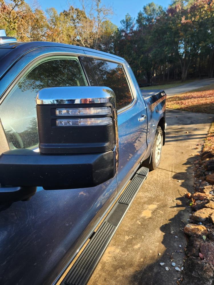 2020 Style GM Tow Mirror Caps (2019-2026 Silverado & Sierra) - Customer Photo From Steve Zemaitis