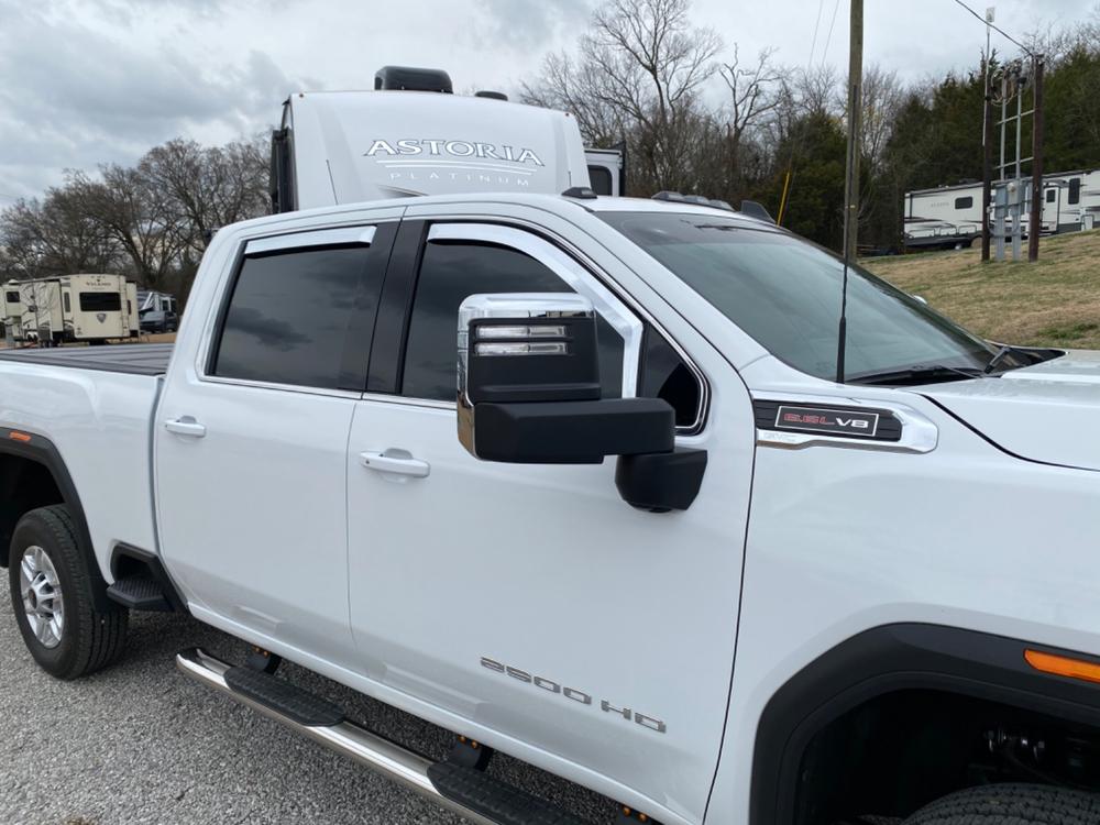 2020 Style GM Tow Mirror Caps (2019-2024 Silverado & Sierra) - Customer Photo From Gregory Daigle