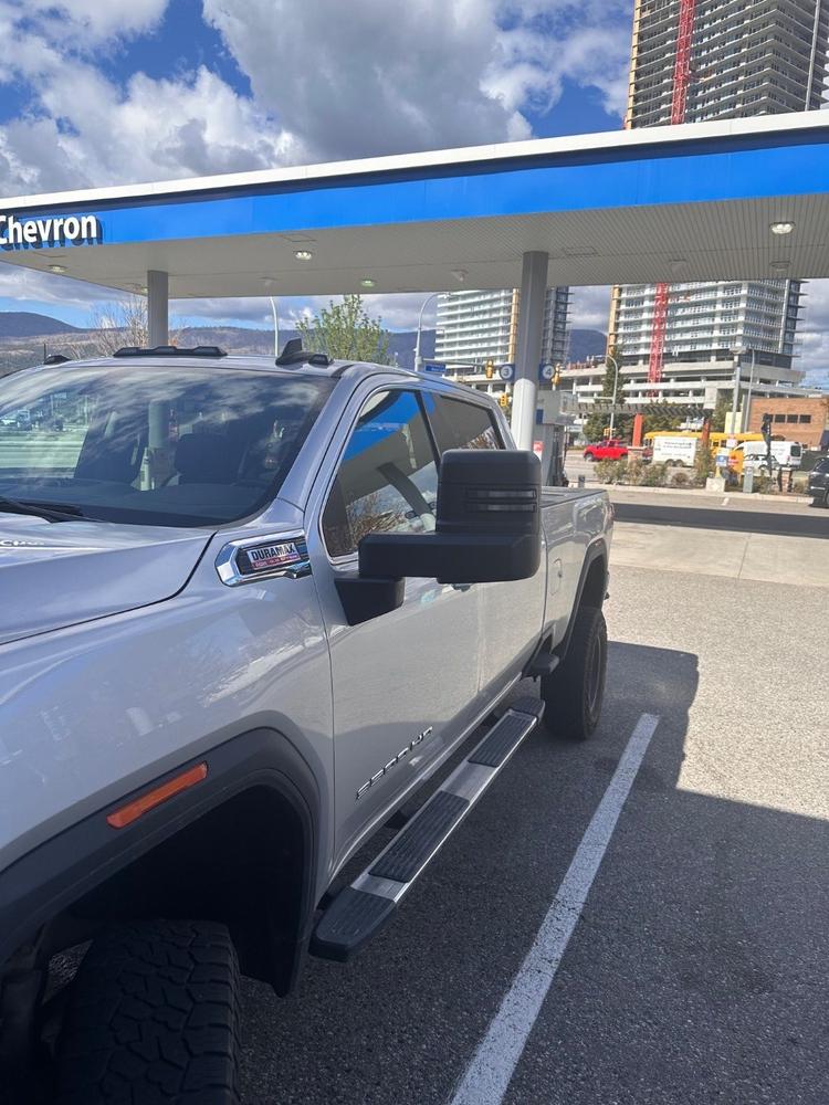 2020-2025 Silverado & Sierra 2500/3500 Tow Mirrors - Customer Photo From Levi Reid