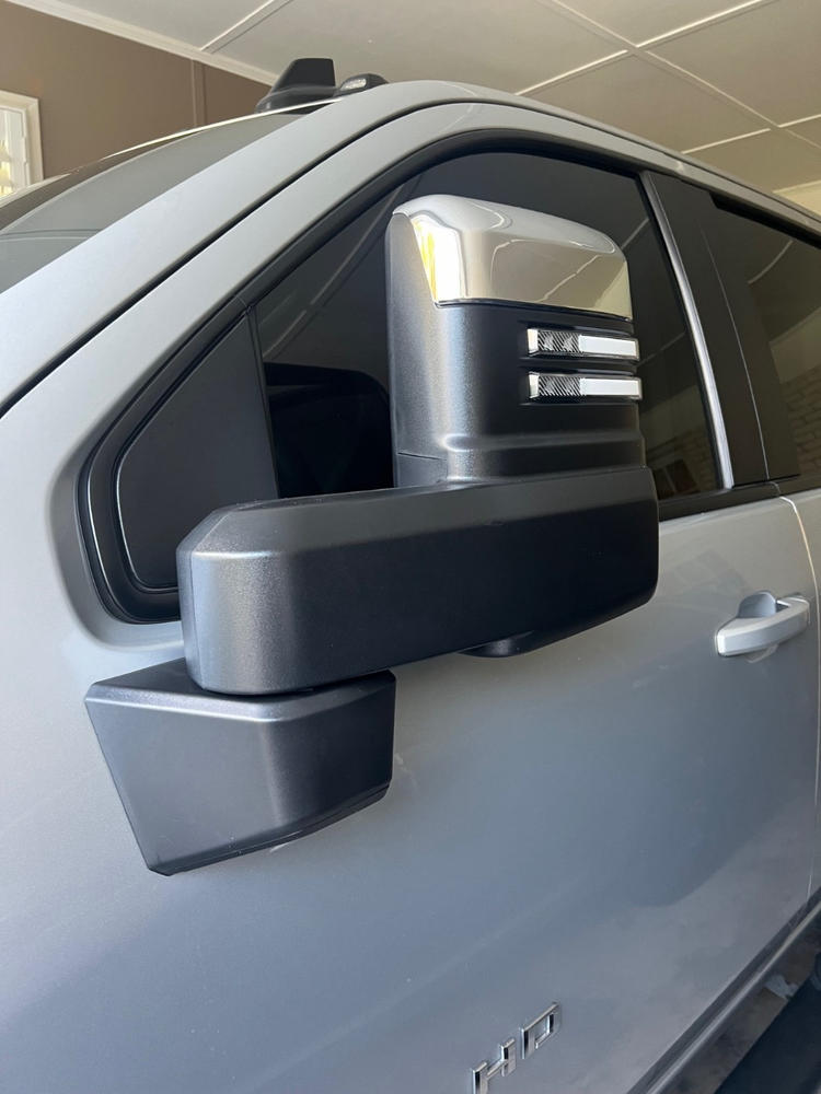 2020-2025 Silverado & Sierra 2500/3500 Tow Mirrors - Customer Photo From Tony Matheny