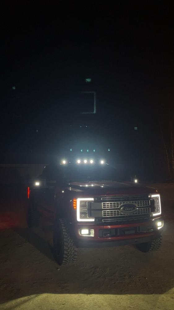 Smoked Switchback LED Mirror Lights For 2017-2022 Ford Super Duty & F-150 – 96 LEDs