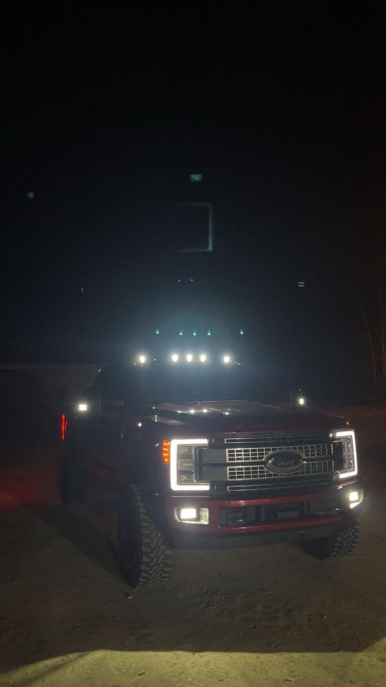 Ford Super Duty Tow Mirror Lights (2017-2023) - Strip or Switchback - Customer Photo From Joey Quenga