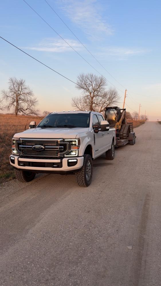 Ford Super Duty Tow Mirror Lights (2017-2026) - Strip or Switchback - Customer Photo From Luke Burkdoll