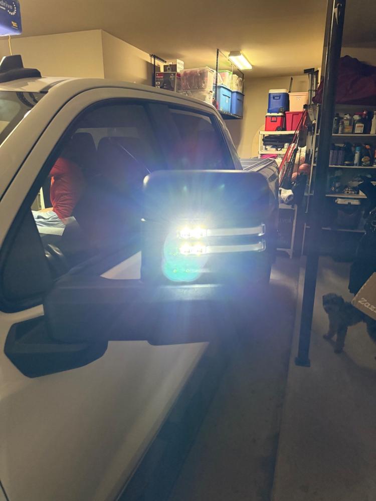 2019-2025 Chevy Silverado 1500 Tow Mirrors - Customer Photo From Clyde Warner