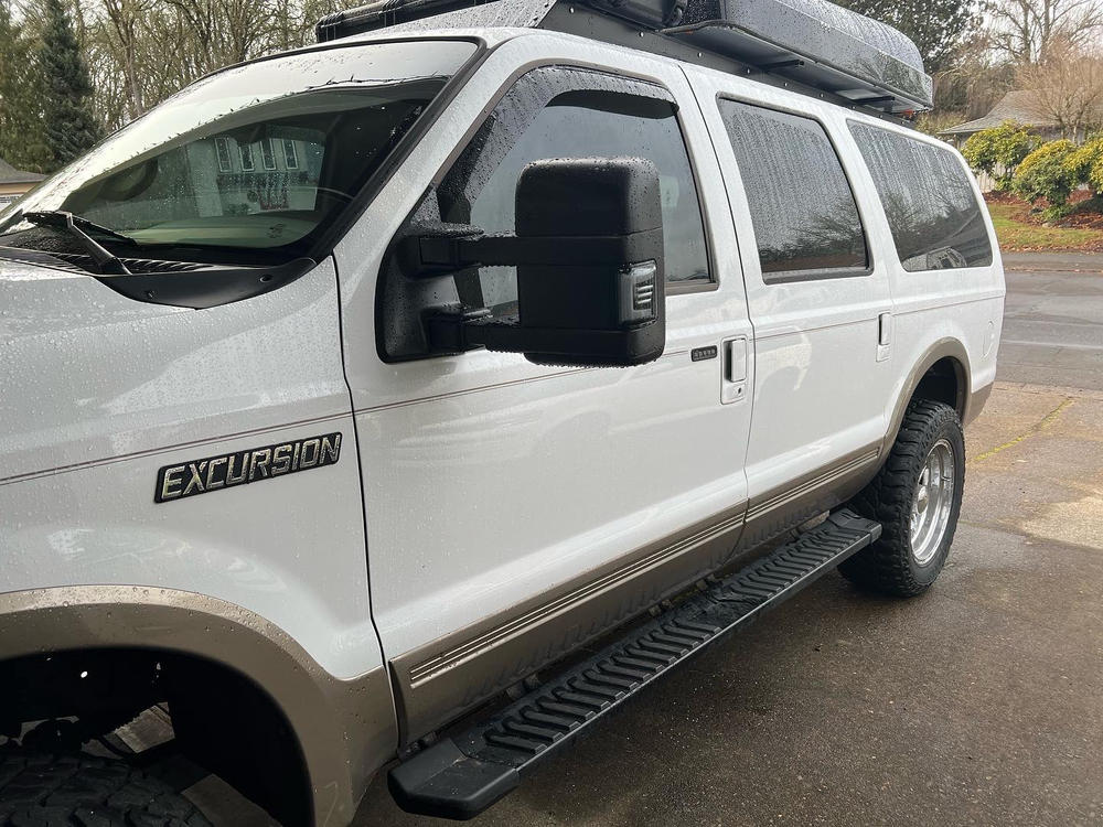 Ford F250/F350/F450/F550 Superduty (1999-2001) Tow Mirrors - 2008 Style (Door Buster 2022) - Customer Photo From Cody Taylor