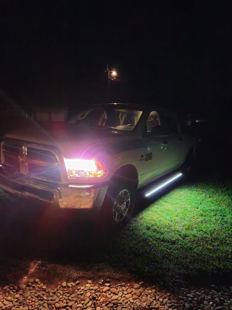 Lumastep M1 Light Up Running Boards | 2010-2018 Dodge Ram 2500/3500 - Customer Photo From Mike Marecic