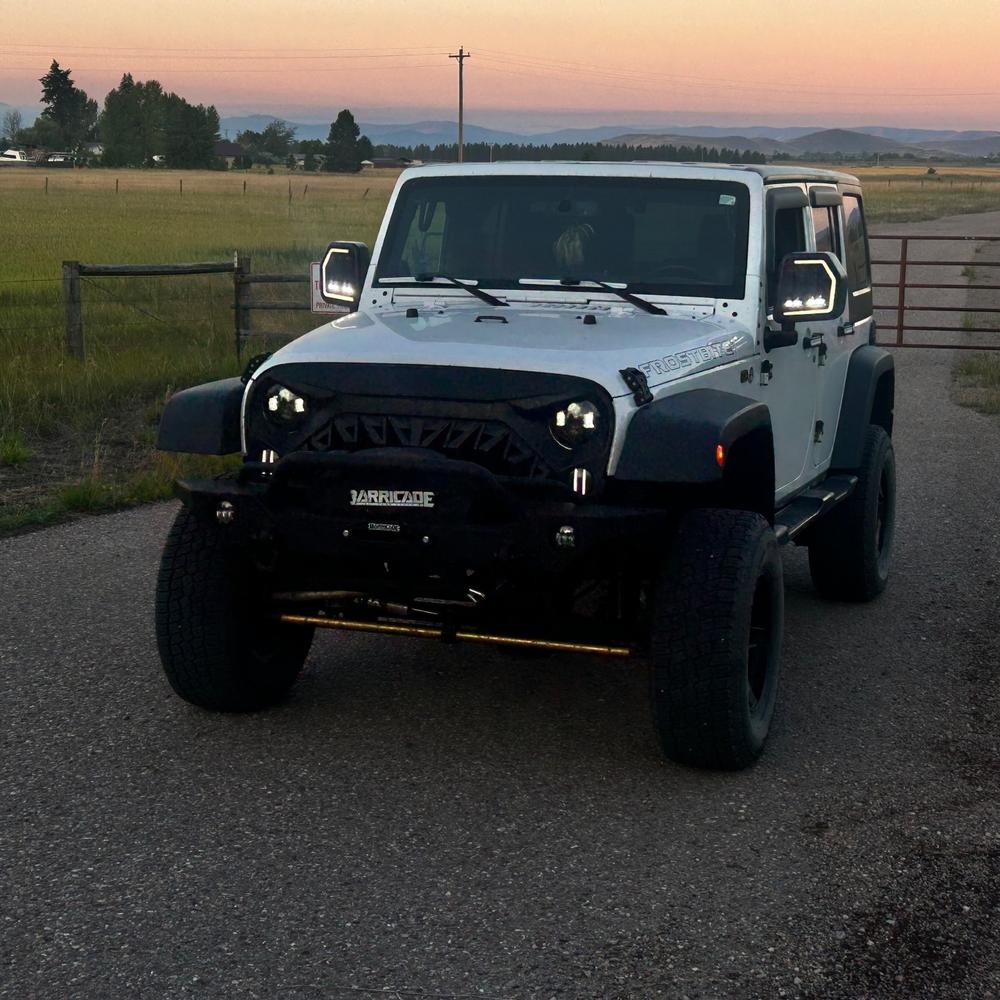 Jeep Wrangler JK/JKU Trail Mirrors (2011-2018) - Customer Photo From Kawika Ilac
