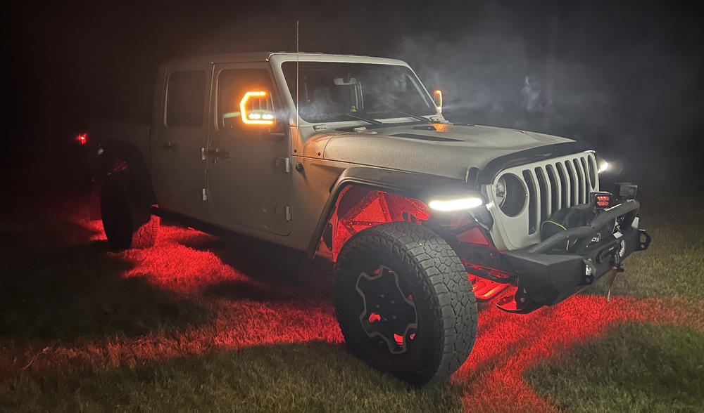 Jeep Gladiator JT Trail Tow Mirrors (2020-2026) - Customer Photo From James Plesman
