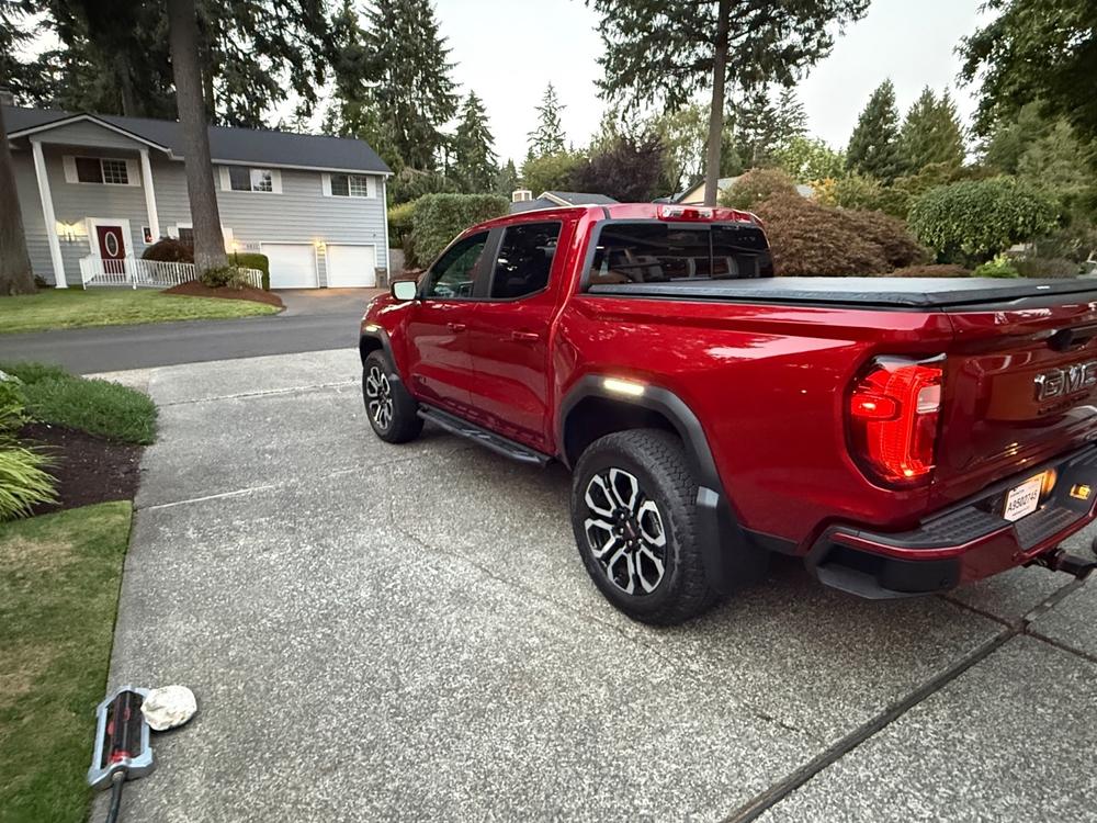 2023-2026 GMC Canyon Fender Lights - Smoked / Frosted - Customer Photo From Jeff Klancke